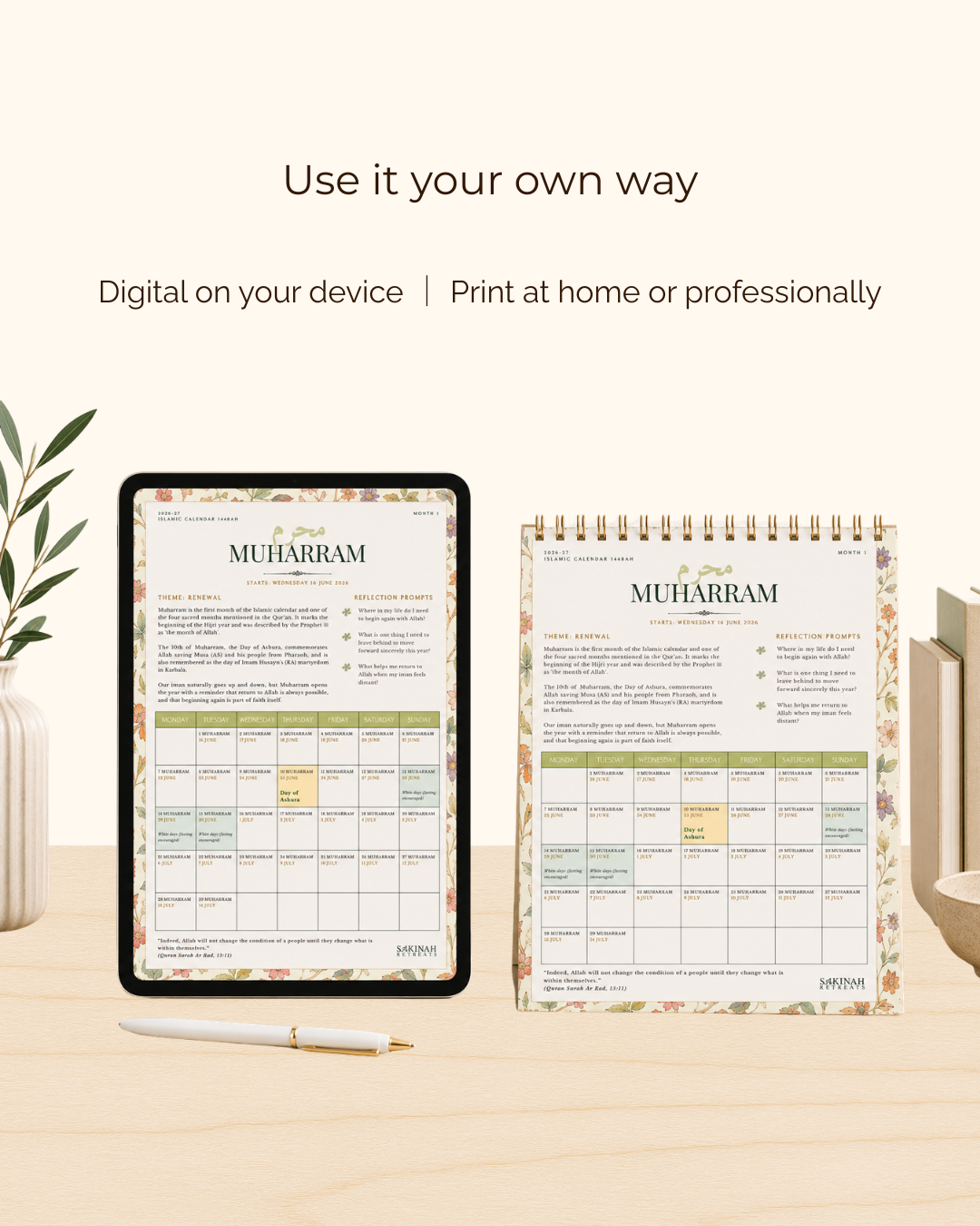 Islamic Companion Calendar
